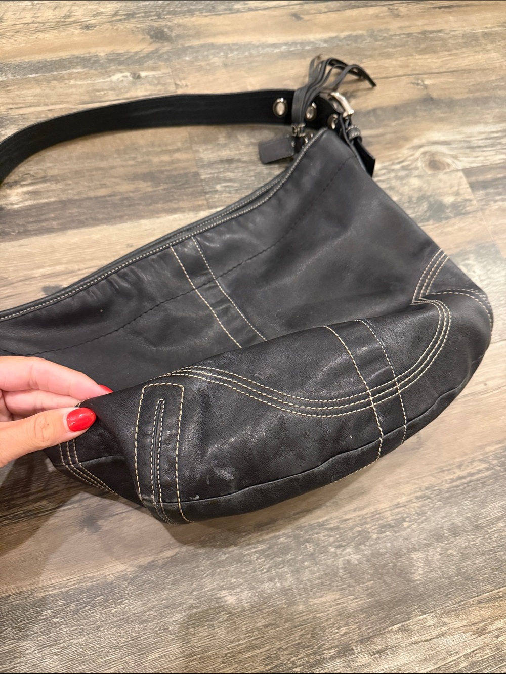 Vintage Coach Leather Hobo - Picture 6 of 6